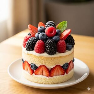 עוגת פירות יער אישית